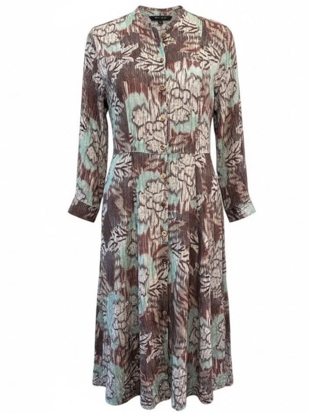 Bitte Kai Rand Fil Coupé Floral Coat Dress Midi Small EUC